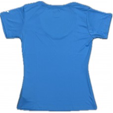 CAMISETA BABOLAT PLAY SLEEVE - AZUL/BRANCO